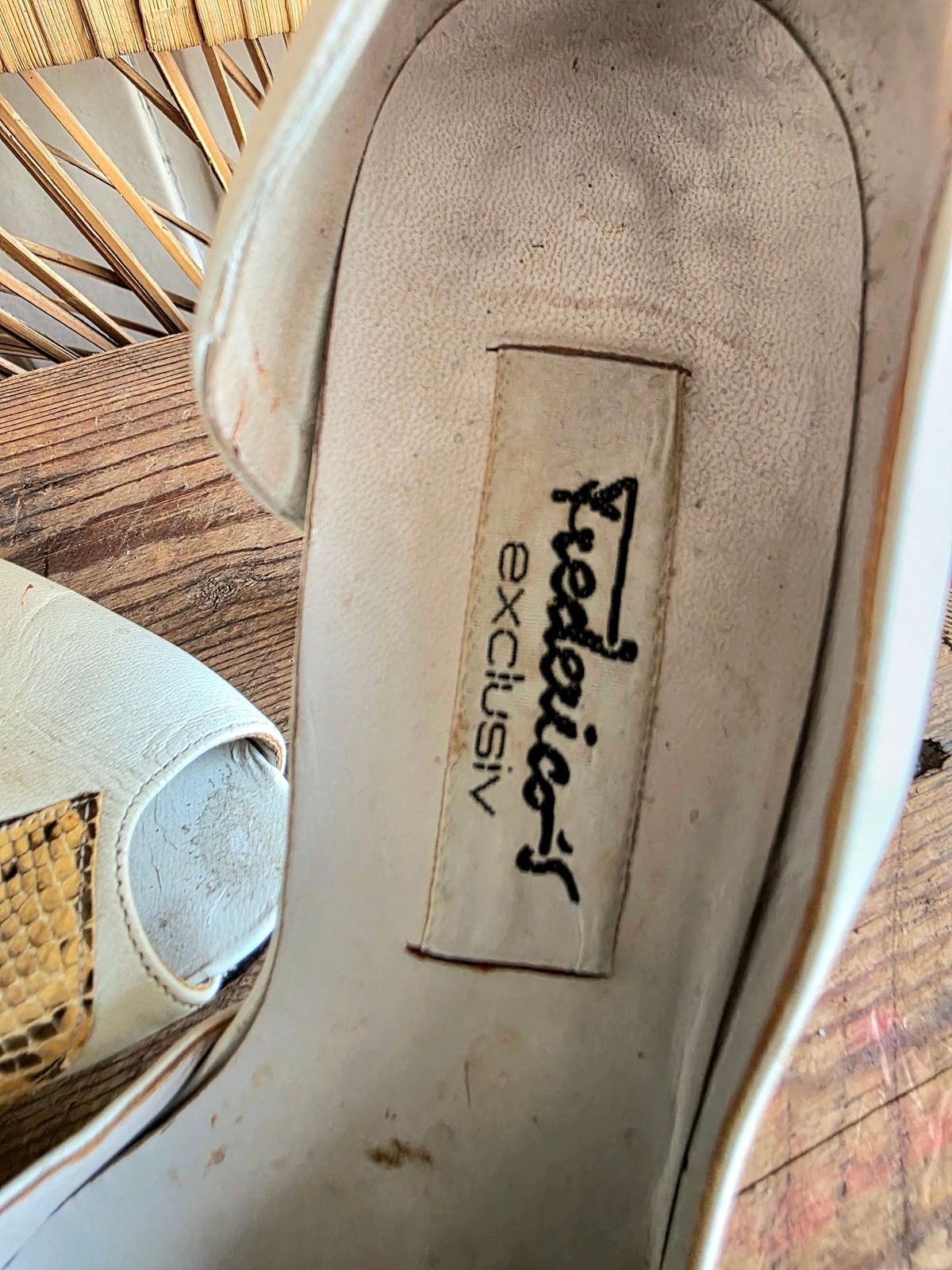 Vintage 70s / 80s Fredeico's exclusiv Peep Toe Shoes