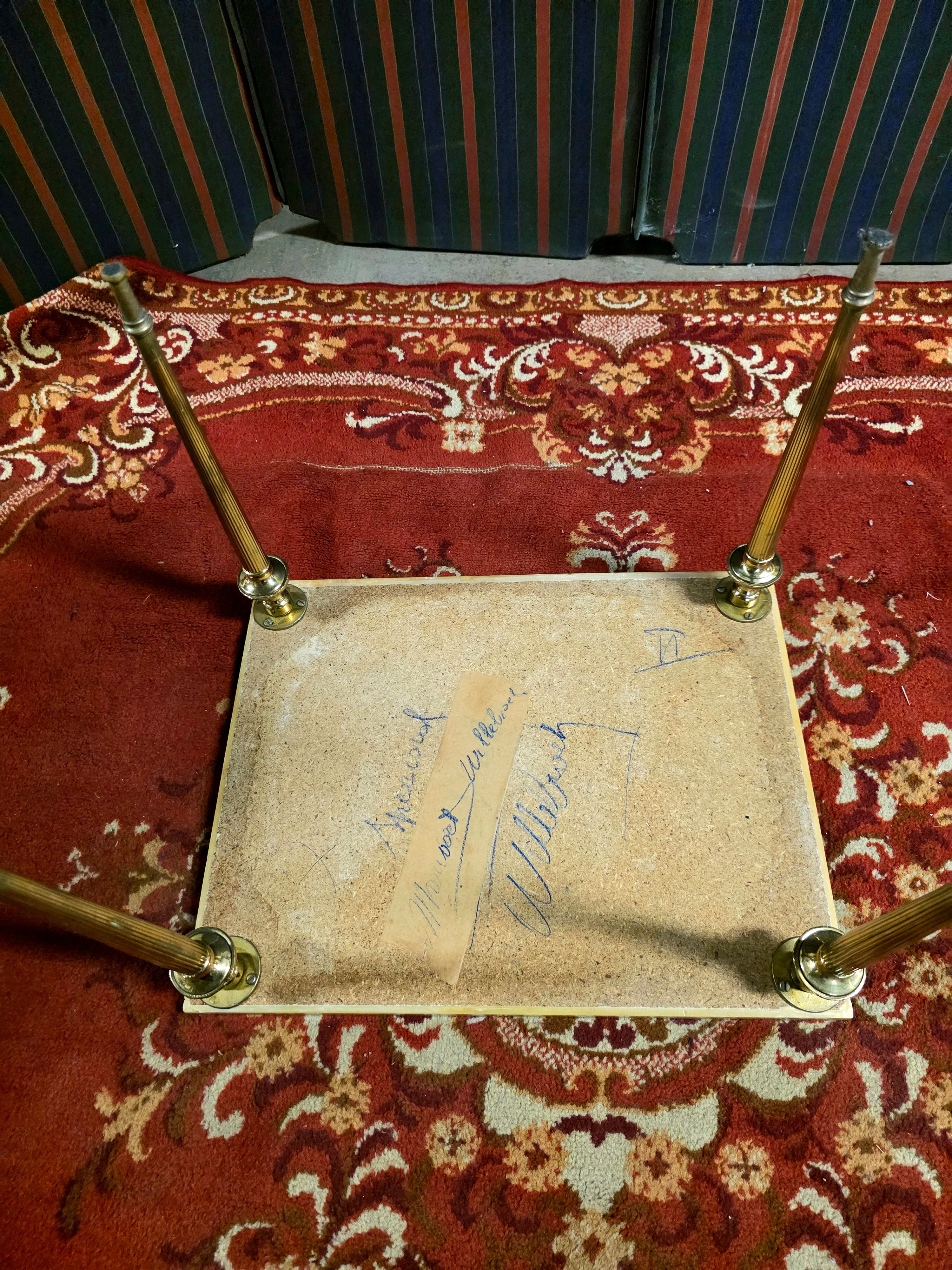 Set of 3 Vintage 1950s Marble Top Nesting Tables