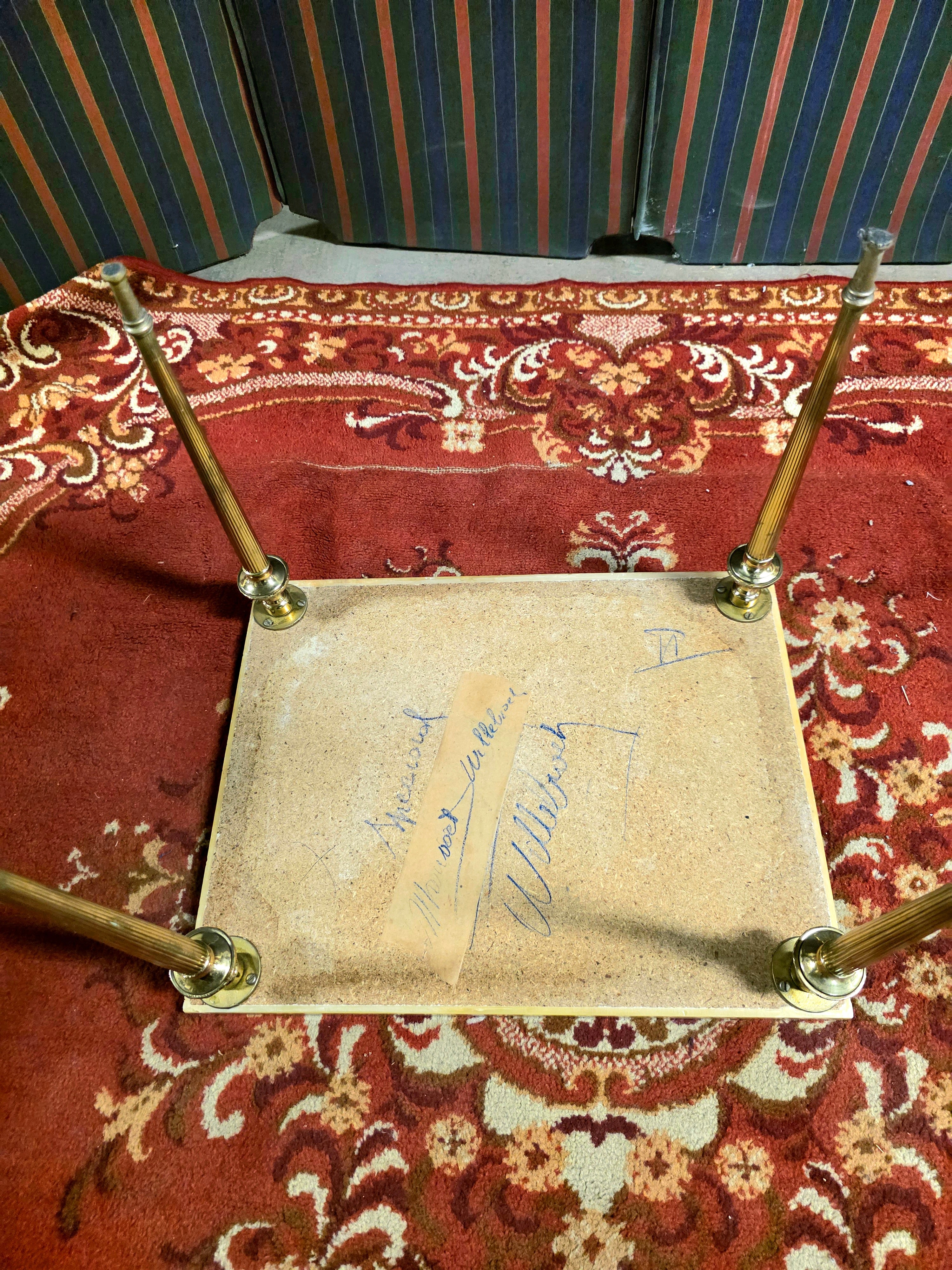 Set of 3 Vintage 1950s Marble Top Nesting Tables