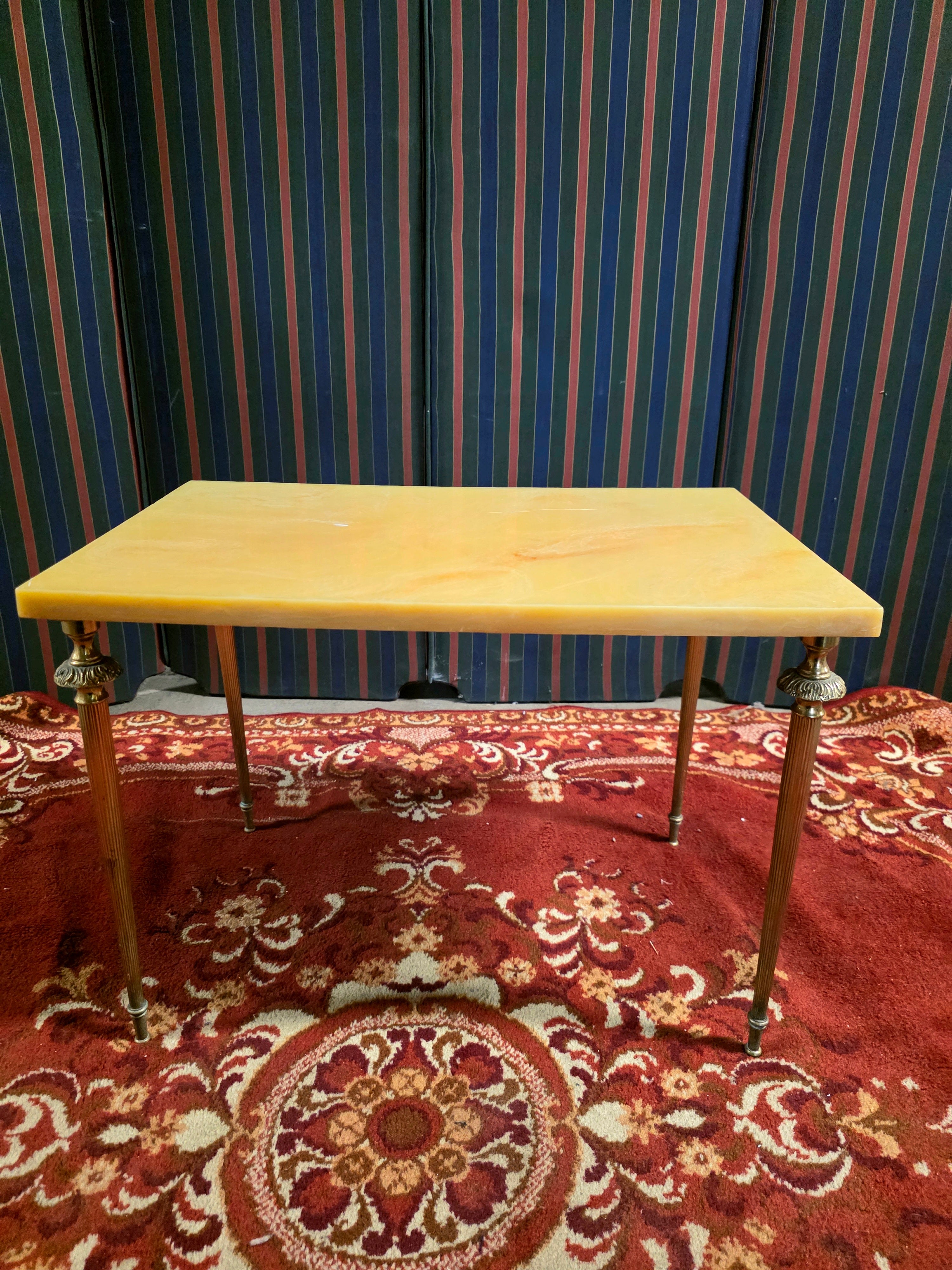 Set of 3 Vintage 1950s Marble Top Nesting Tables