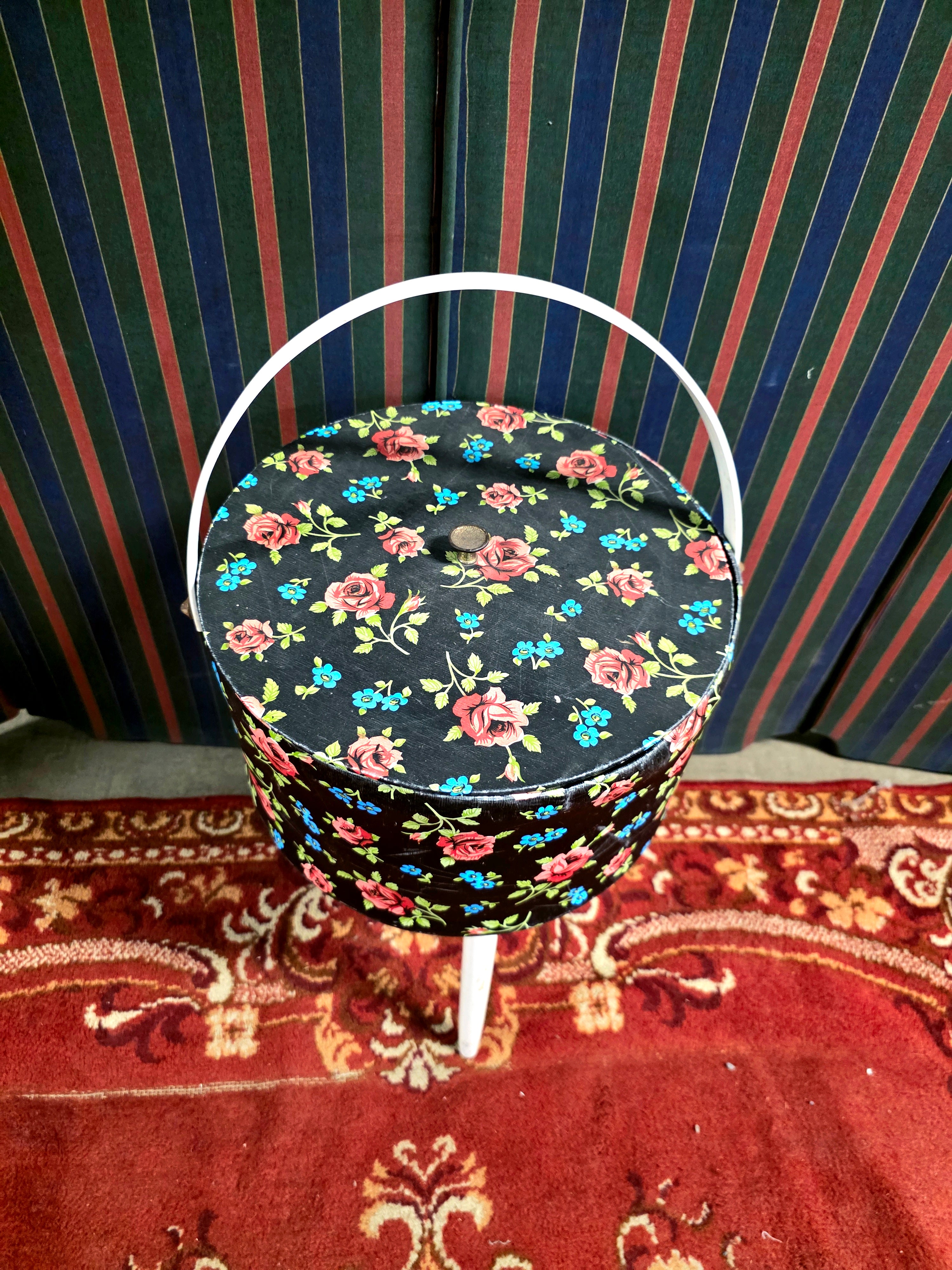 Set of 3 Vintage 1950s Marble Top Nesting Tables