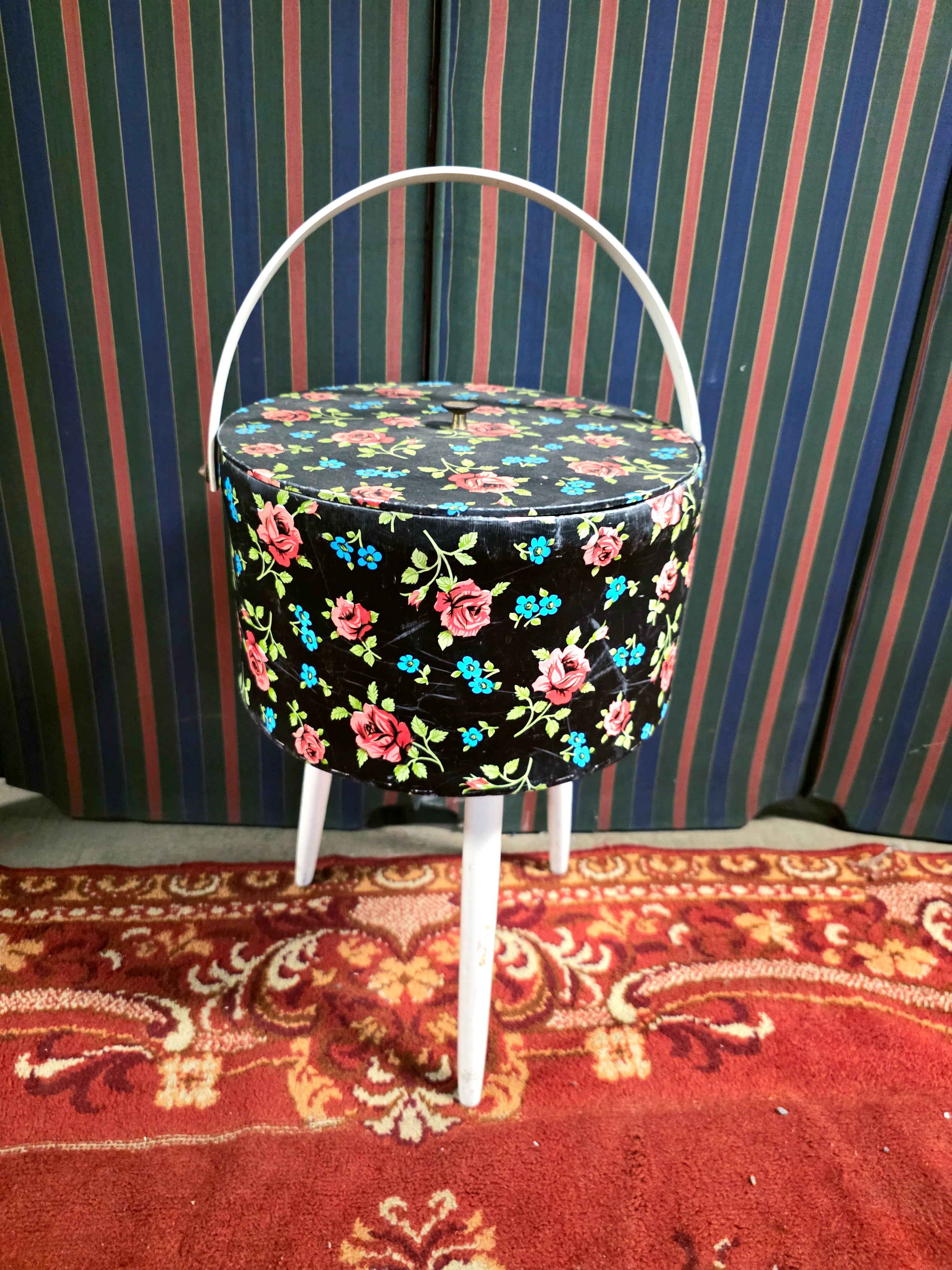 Set of 3 Vintage 1950s Marble Top Nesting Tables