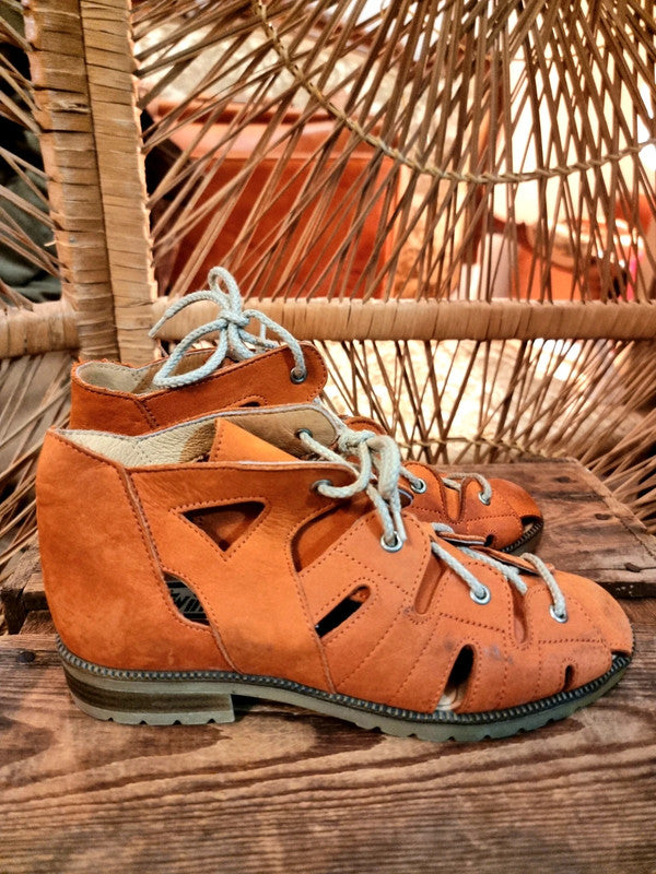 Vintage 80's Twins Ankle Boots