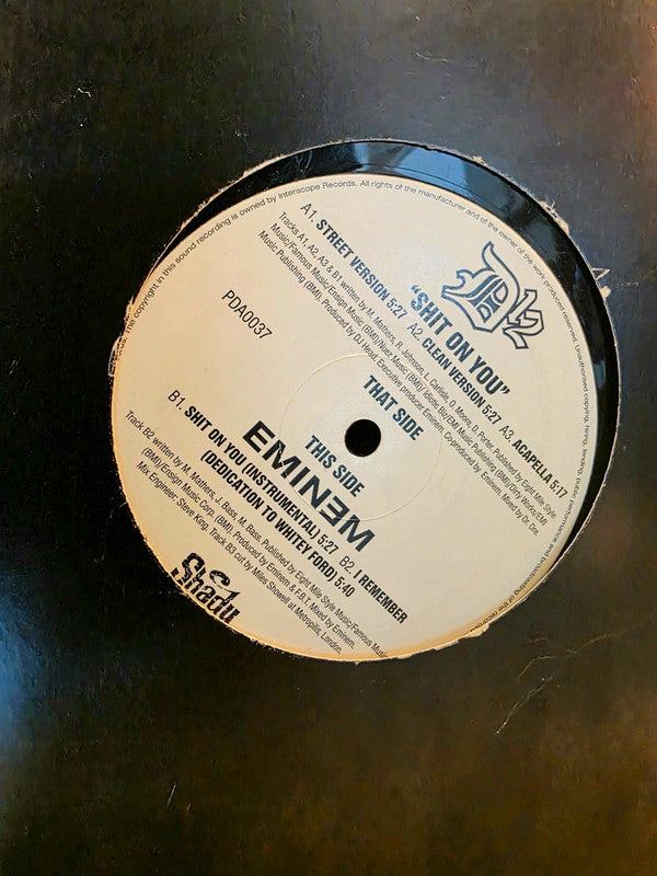 D12 / Eminem – Shit On You / I Remember Vinyl Record