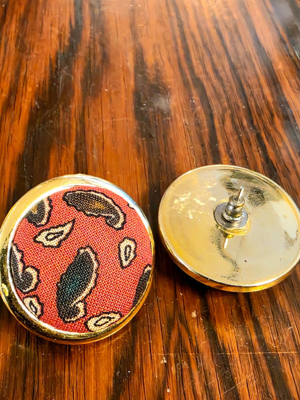 Deadstock Brand New Vintage 80s Pierced Earrings