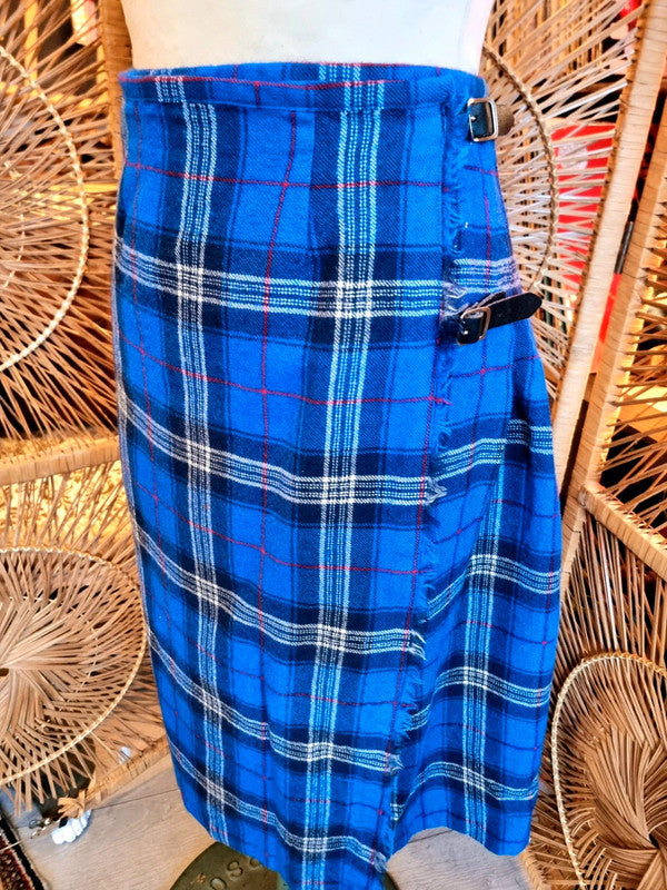 Vintage The Edinburgh Woollen Mill Tartan Kilt Skirt