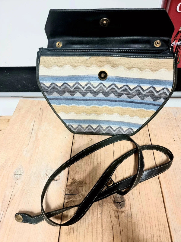 Vintage 80s Aztec Hand and Shoulder Bag