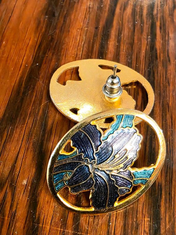 Deadstock Brand New Vintage 80s Pierced Earrings