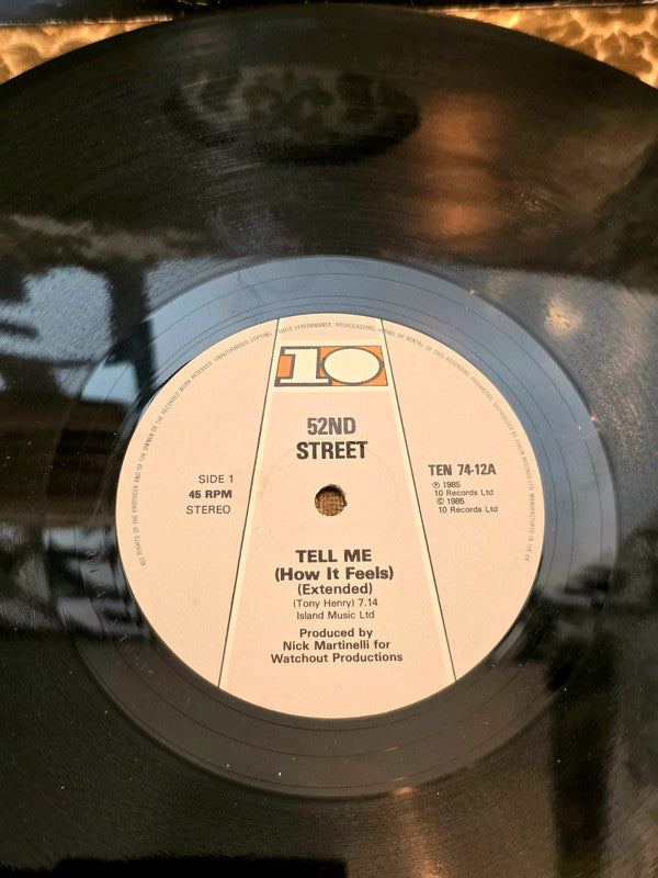 52nd Street – Tell Me How It Feels VInyl Record