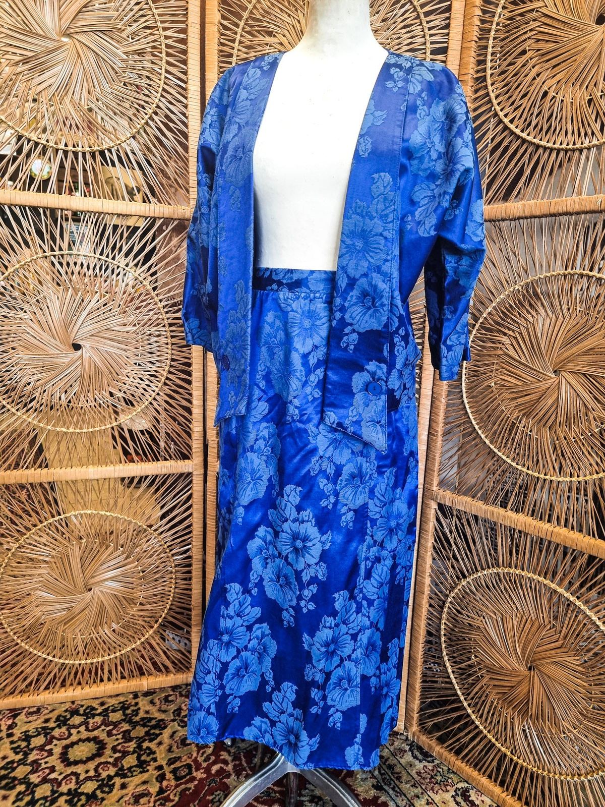 Vintage 1980s Two Piece Skirt Suit