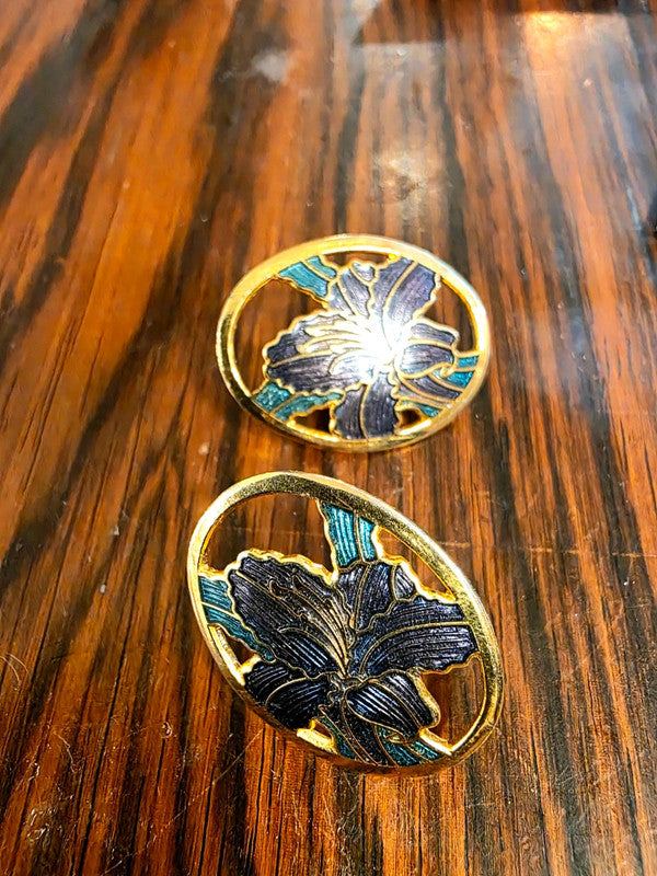 Deadstock Brand New Vintage 80s Pierced Earrings