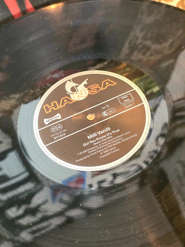 Milli Vanilli – Girl You Know It's True Vinyl Record