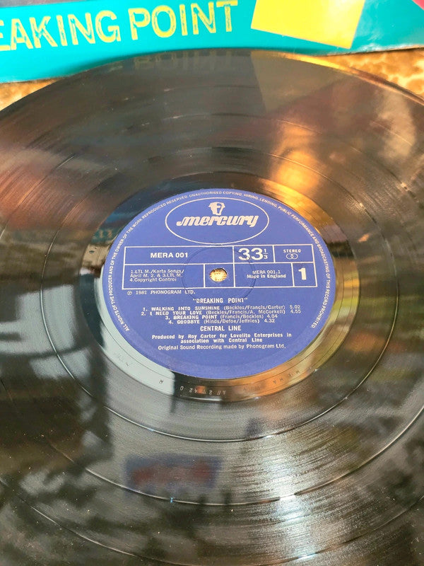 Central Line – Breaking Point Vinyl Record
