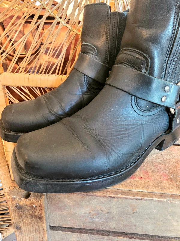 Vintage 80s / 90s Western Biker boots