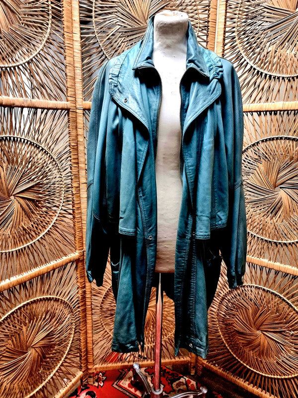 Vintage 80's M. Bogner Leather Coat