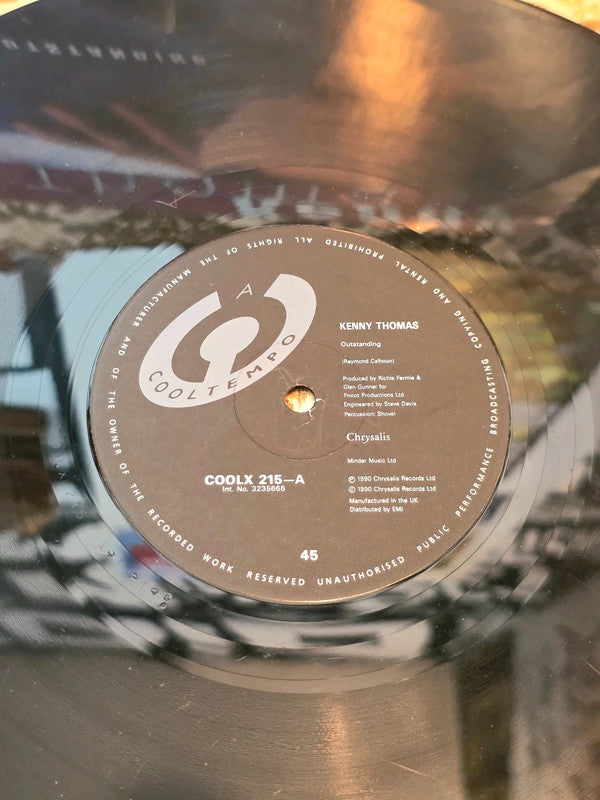 Kenny Thomas – Outstanding Vinyl Record