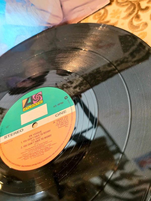 En Vogue – You Don't Have To Worry Vinyl Record