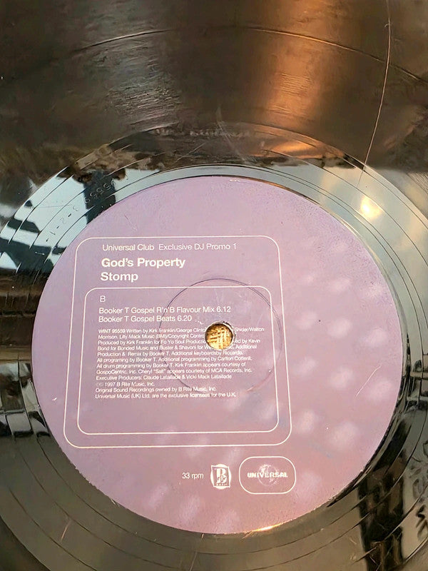 God's Property From Kirk Franklin's Nu Nation – Stomp Vinyl Record