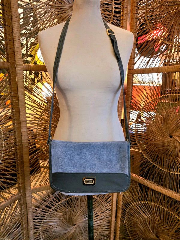 Vintage 80s Leather Shoulder Bag