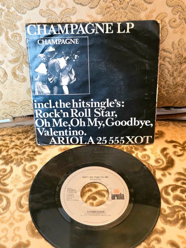 Champagne – Valentino Vinyl Record