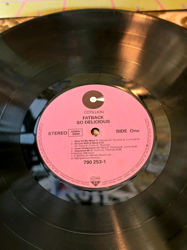 Fatback – So Delicious Vinyl Record