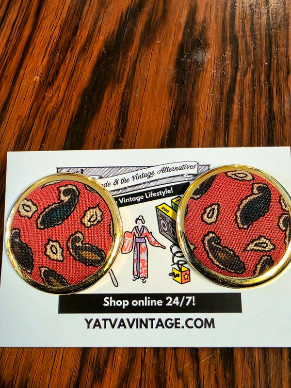 Deadstock Brand New Vintage 80s Pierced Earrings