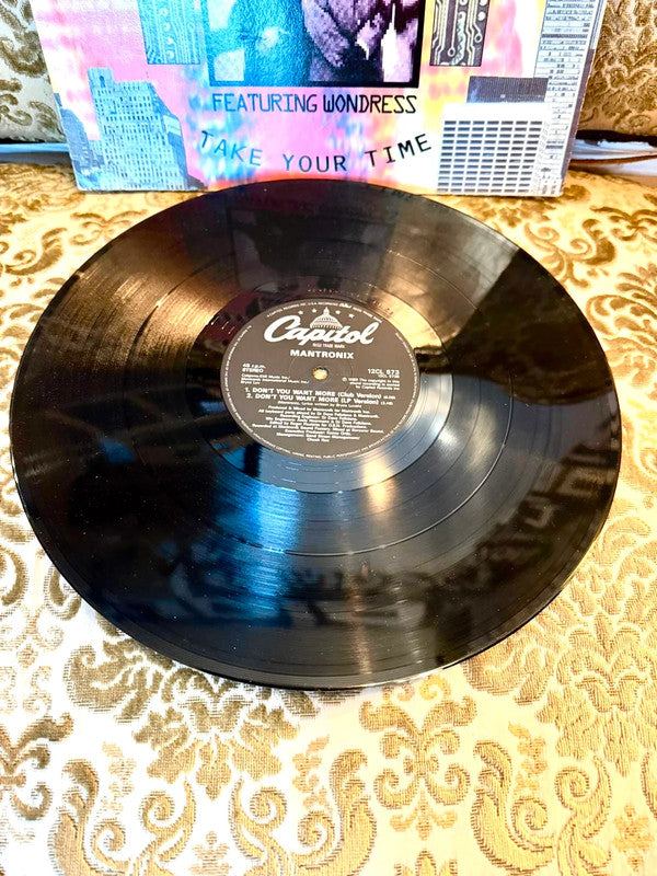 Mantronix – Take Your Time Vinyl Record
