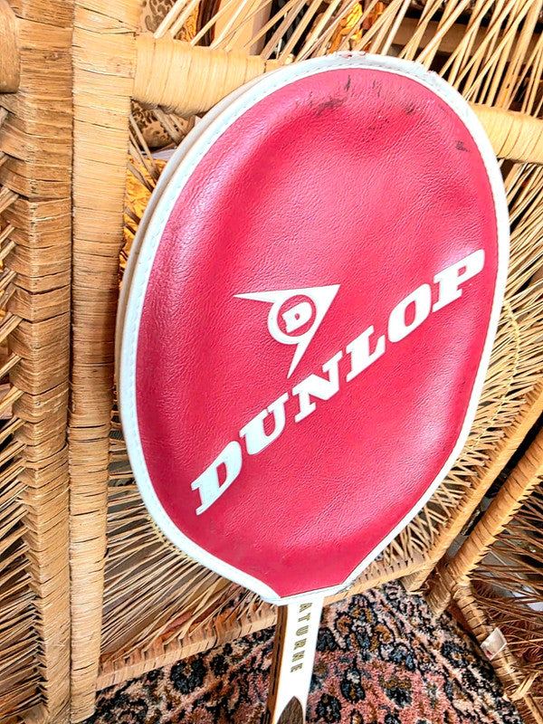 Vintage Dunlop Saturne Wooden Tennis Racket