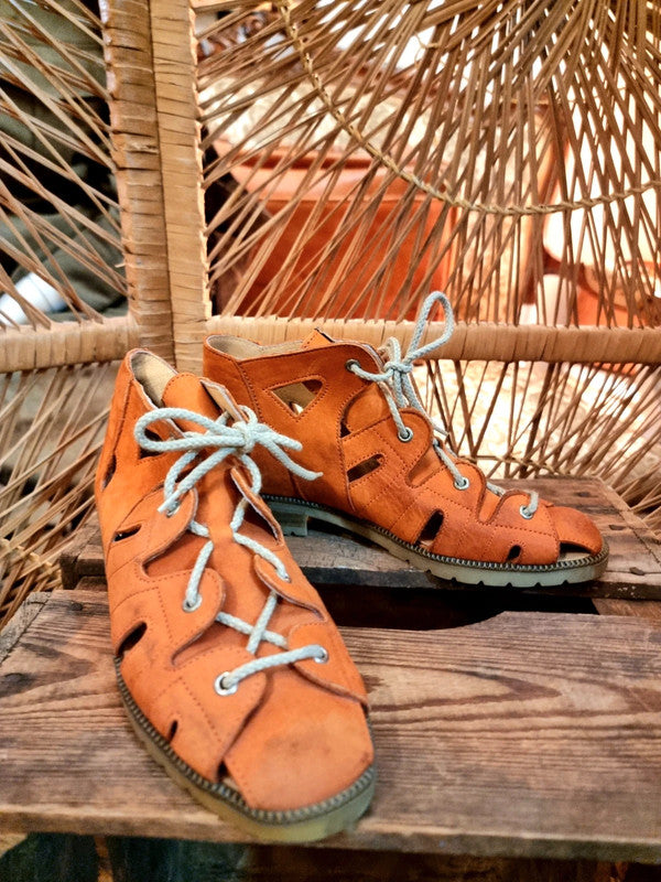 Vintage 80's Twins Ankle Boots
