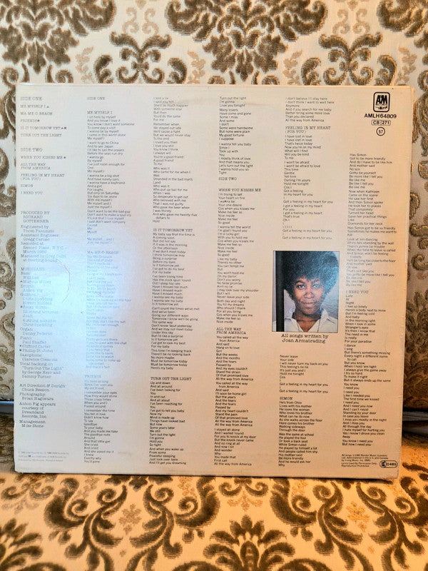 Joan Armatrading – Me Myself I Vinyl Record