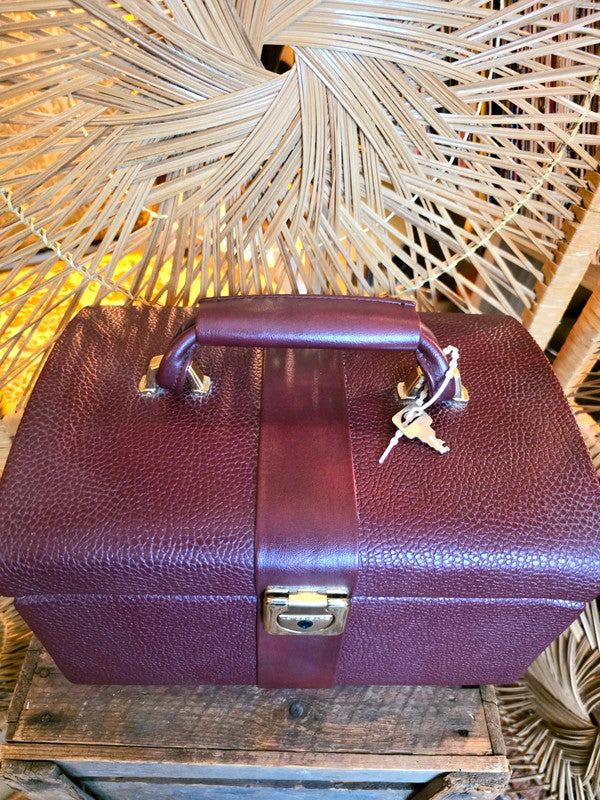 Vintage 70's/80's Jewelry Case with Key