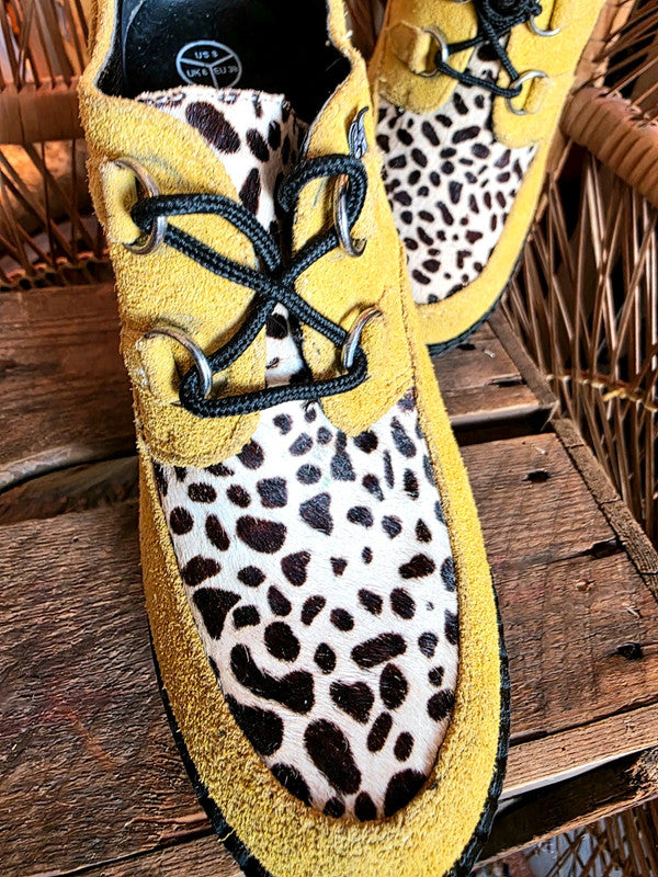 Vintage 90s T.U.K. Creeper Platform Wedge Shoes
