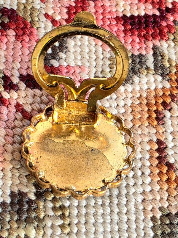 Vintage Tapestry Scarf clip