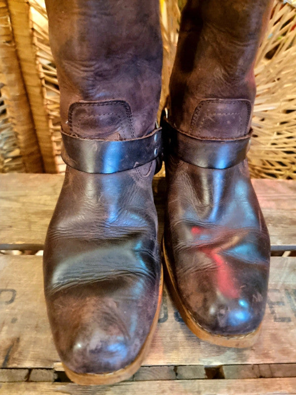 Vintage 70s/80s Western Pull Up Boots