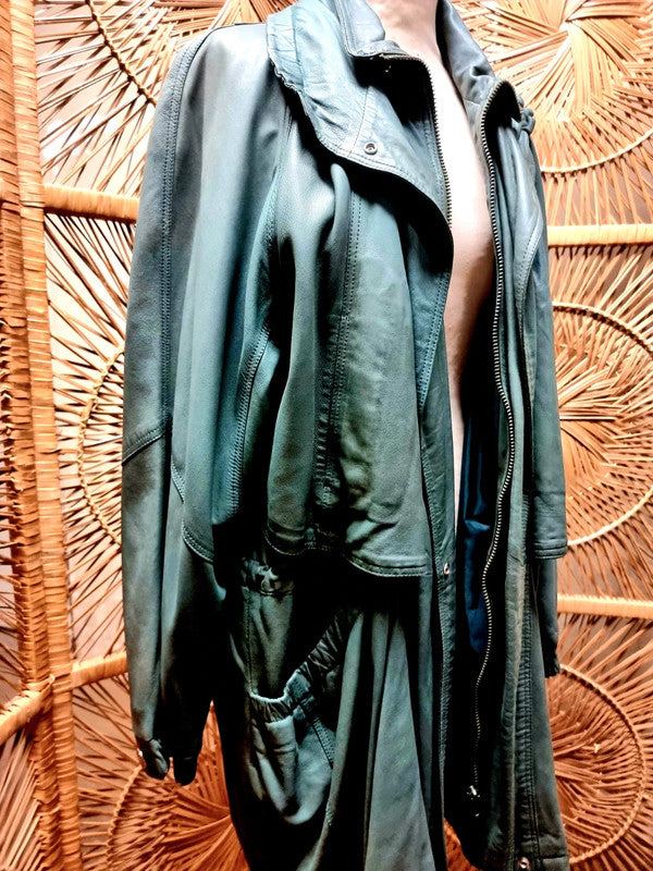 Vintage 80's M. Bogner Leather Coat