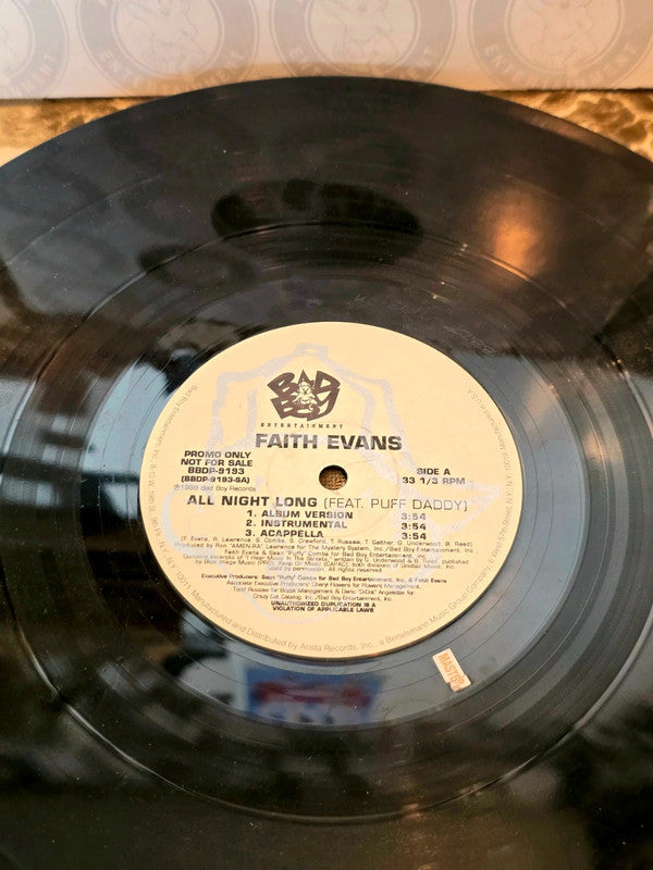 Faith Evans Feat. Puff Daddy – All Night Long Vinyl Record