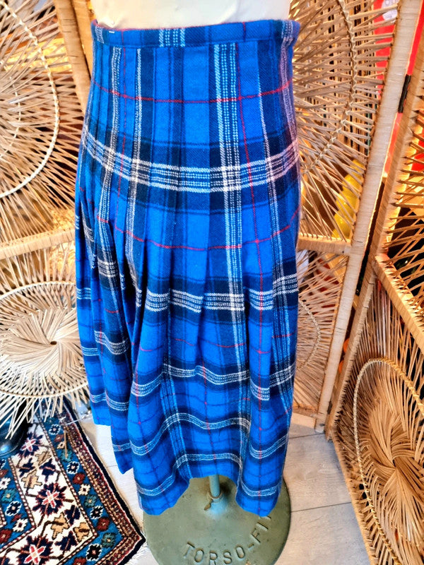 Vintage The Edinburgh Woollen Mill Tartan Kilt Skirt