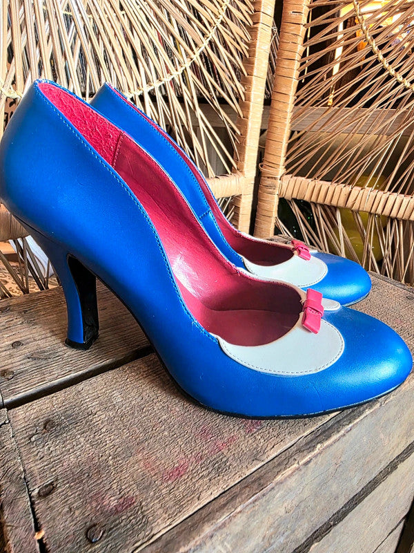 Retro Pin Up Couture Heel Shoes