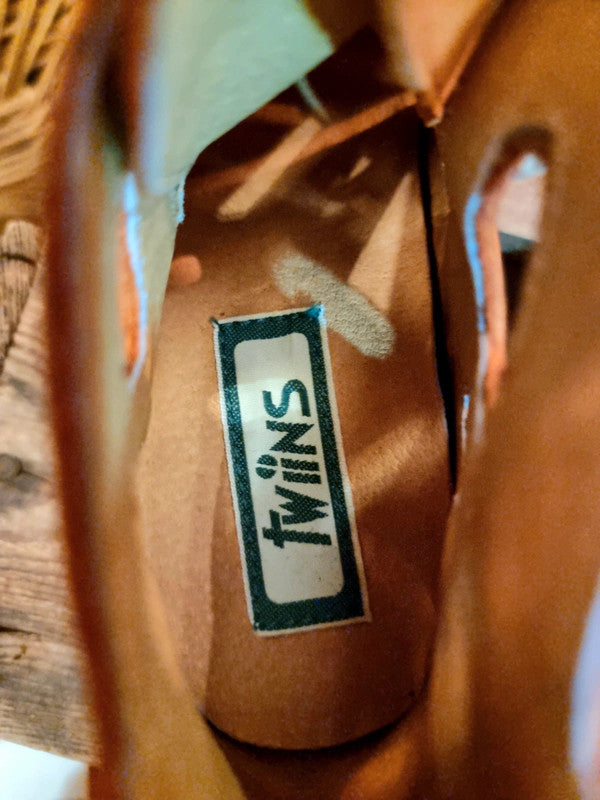 Vintage 80's Twins Ankle Boots