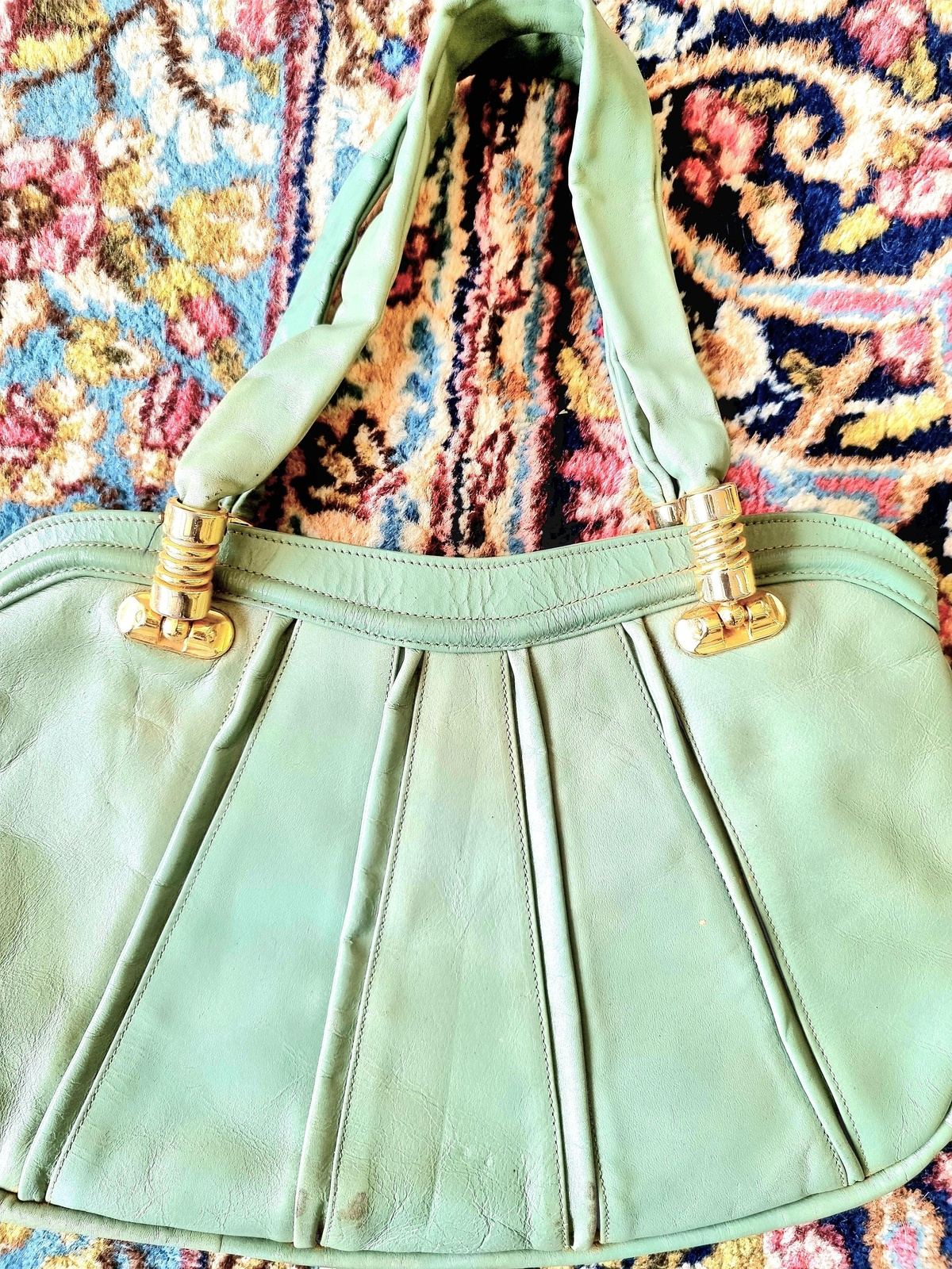 70's / 80's Leather Hand Bag