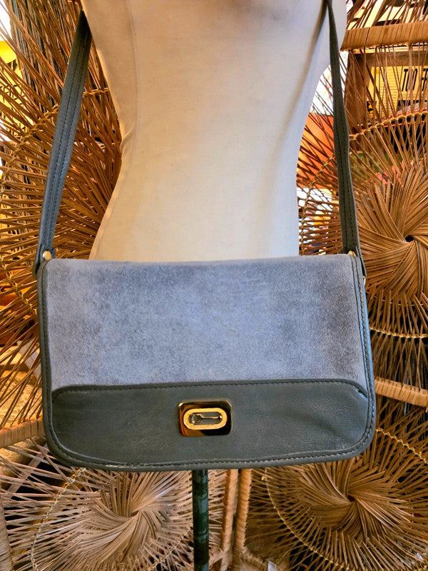 Vintage 80s Leather Shoulder Bag