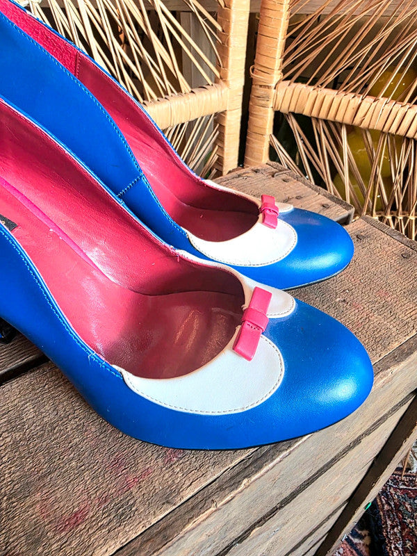 Retro Pin Up Couture Heel Shoes
