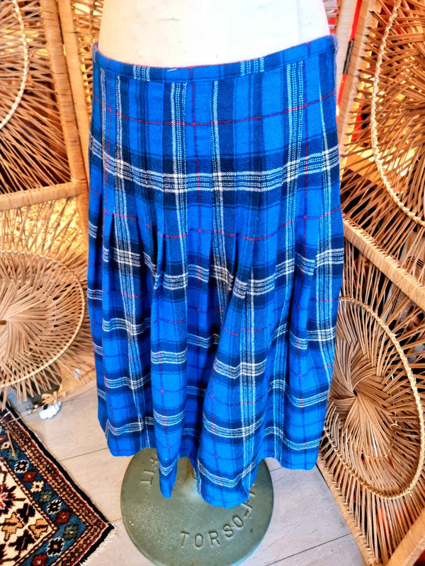 Vintage The Edinburgh Woollen Mill Tartan Kilt Skirt