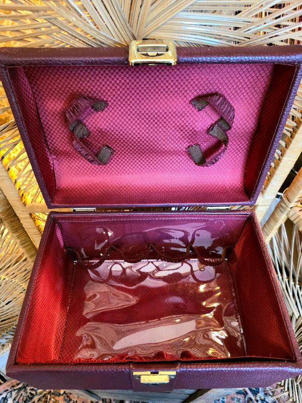 Vintage 70's/80's Jewelry Case with Key