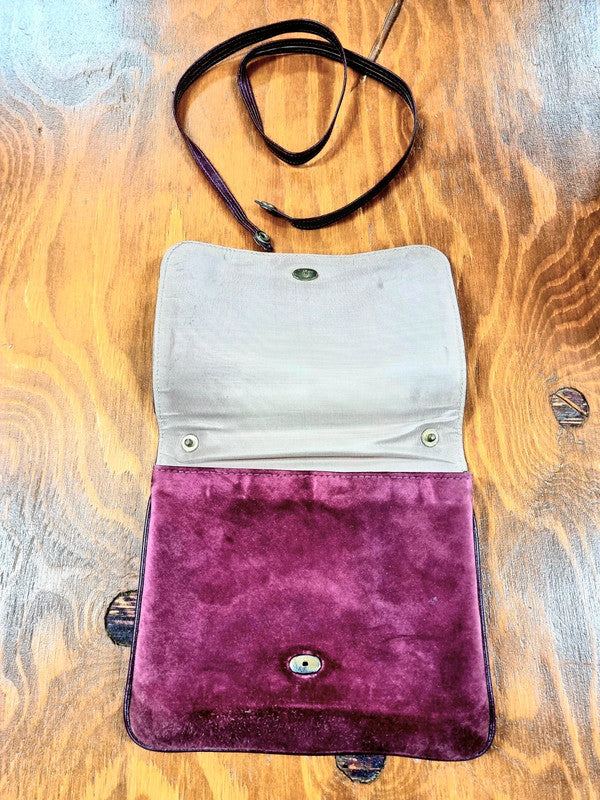 Vintage Leather Shoulder / Clutch Bag