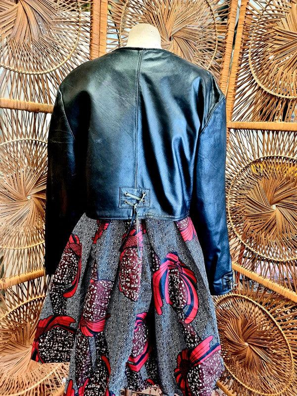 Vintage 80s Obsession Leather Crop Jacket