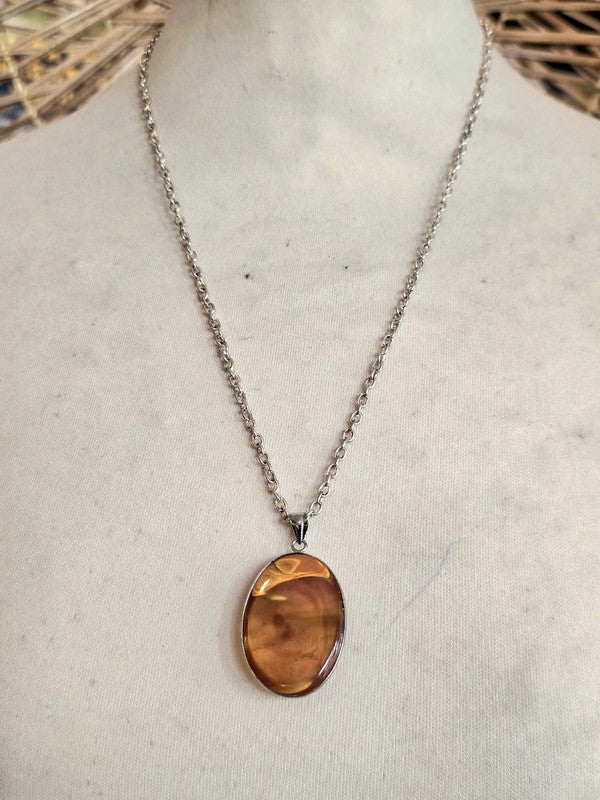 Vintage Gemstone Pendant Necklace