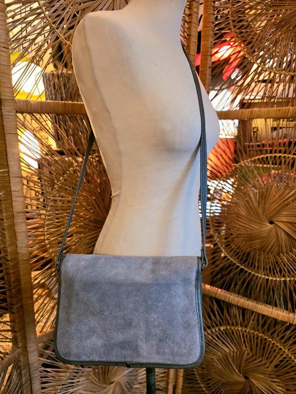Vintage 80s Leather Shoulder Bag