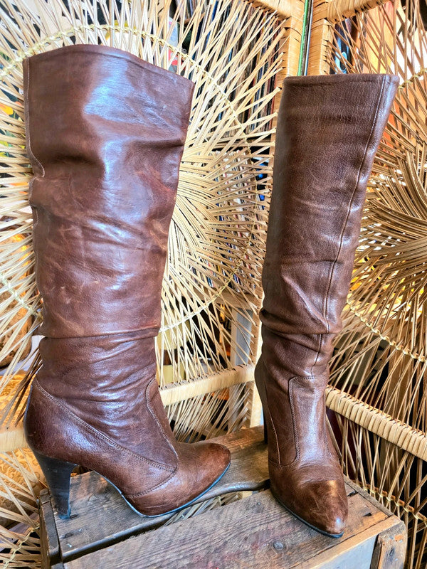 YatvaVintage: YV6196: Designer Janet & Janet Leather Boots