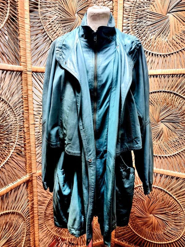 Vintage 80's M. Bogner Leather Coat